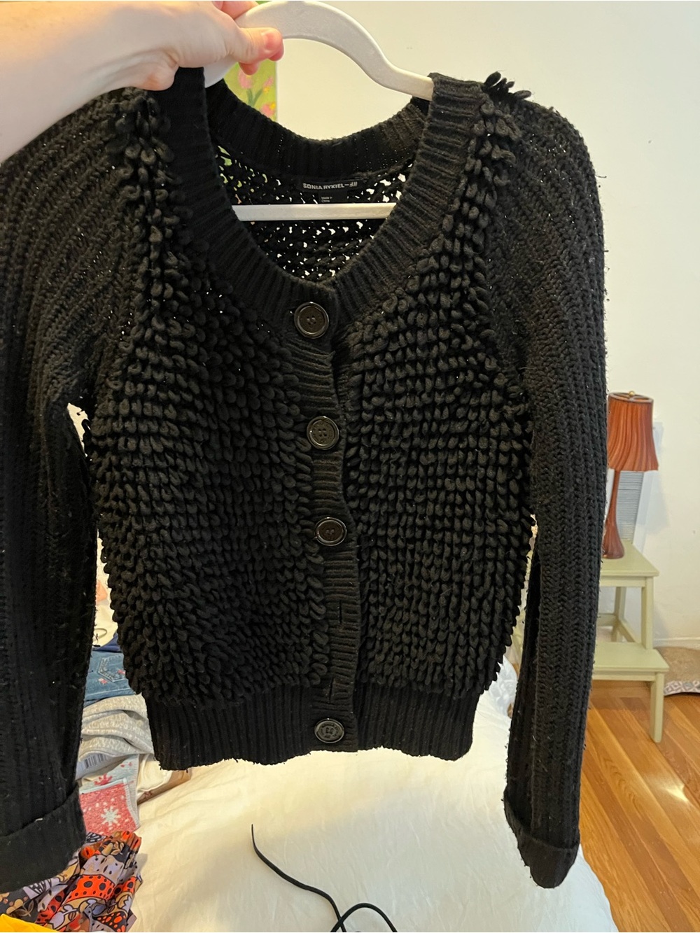 Sonia Rykiel - H&M Black Cardigan Sweater
